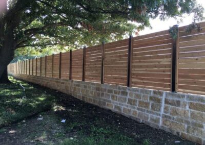 Sturdy Cedar Fence Installation by Spring Creek Fence and Gate