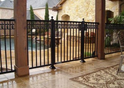 Custom Iron Fence by Spring Creek Fence and Gate - Sturdy Security Solution