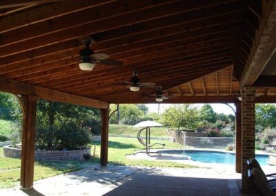 Custom Patio Pergola Installation by Spring Creek Fence and Gate
