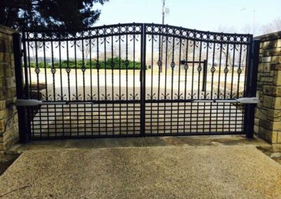 Expertly Crafted Driveway Gate Installation by Spring Creek Fence and Gate