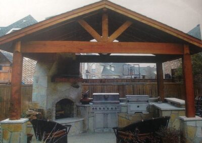 Stylish Patio Pergola by Spring Creek Fence and Gate - Outdoor Living Excellence