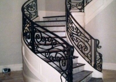 Elegant Stairs and Railings Installation by Spring Creek Fence and Gate