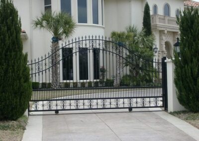 Exquisite Iron Drive Gate - Spring Creek Fence and Gate, iron fences