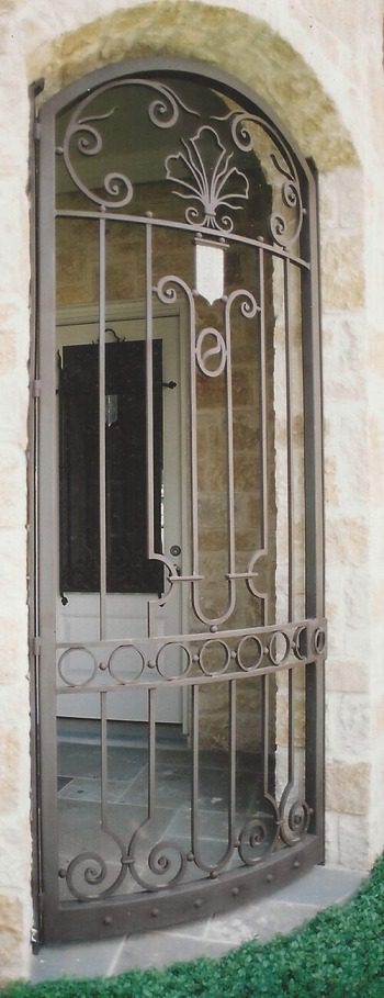 Exquisite Iron Gate Craftsmanship - Enhance Your Entryway with Spring Creek Elegance