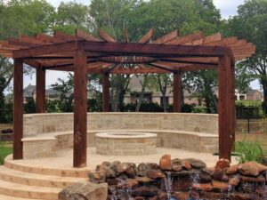 Exquisite Patio Pergola Crafted by Spring Creek Fence - Elevating Outdoor Lifestyle, Fence Contractor Company