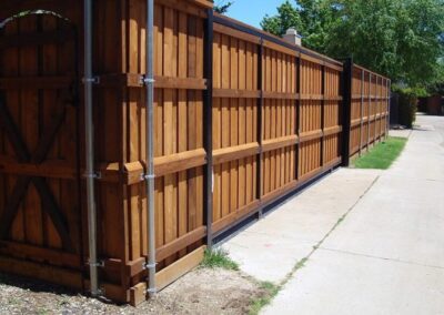 Stunning Cedar Fence Installation by Spring Creek Fence and Gate