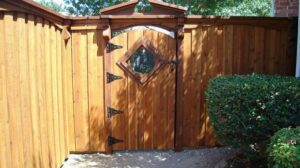 Durable Wooden Garden Gate Installation - Spring Creek Fence and Gate, Fencing in Dallas