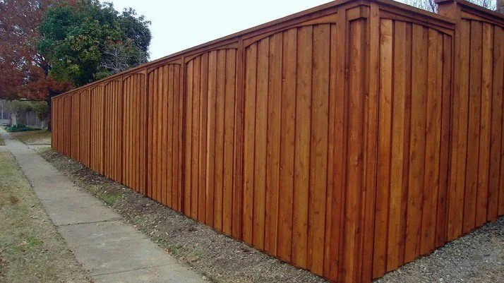 cedar fence installation spring creek fence and gate custom cedar fencing Sachse TX